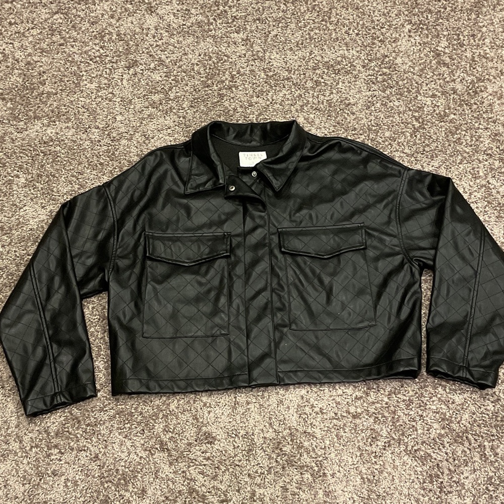 Tinseltown Black Jacket, NWT, Size L